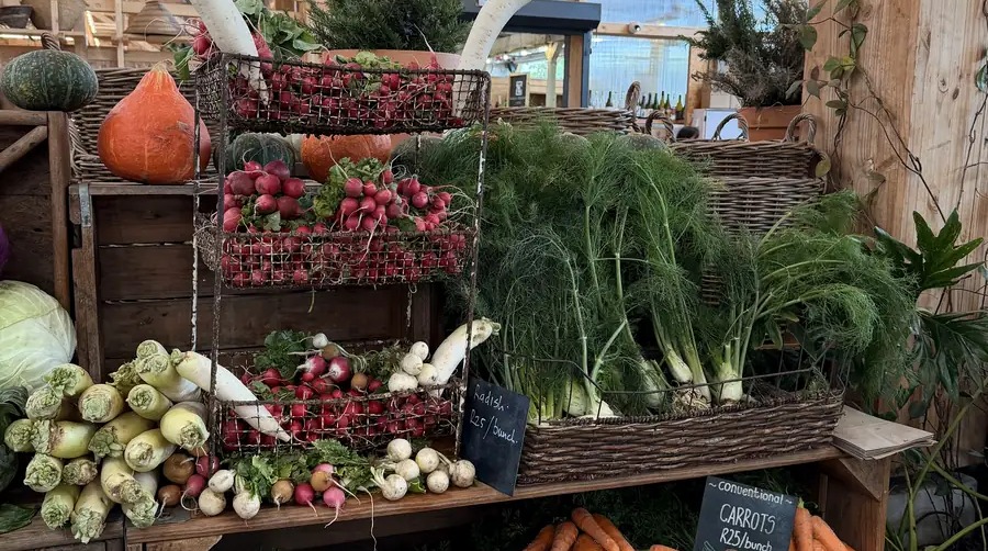 Свежие органические продукты с фермы